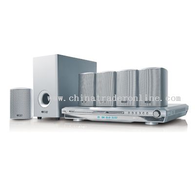 5.1 CHANNEL DVD HOME THEATER SYSTEM WITH DIGITAL AM/FM TUNER DVD PLAYER from China